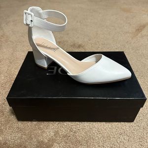 White size 8 heels